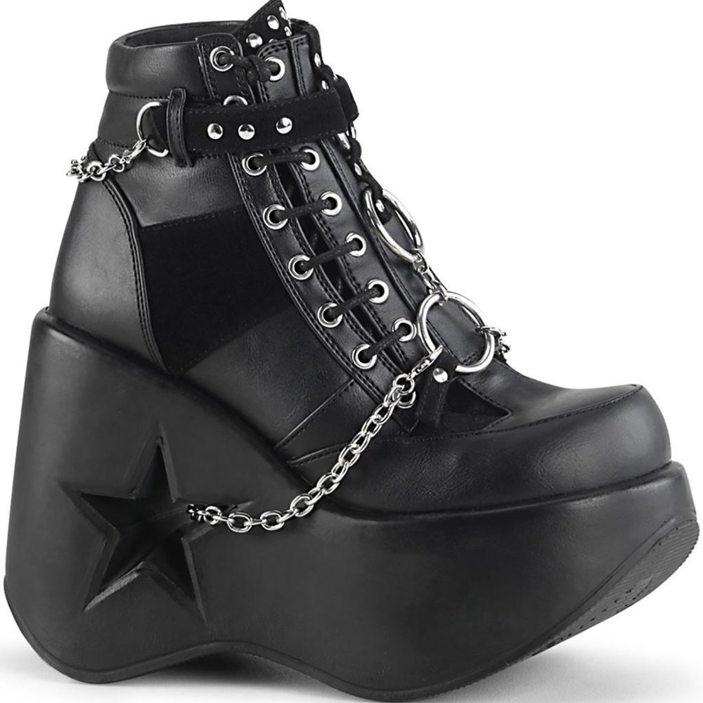 Dark Voodoo Platform Boots - Picture 4 of 6